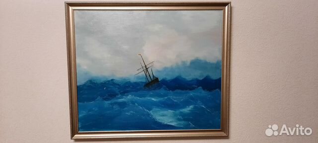 Картина маслом на холсте в раме