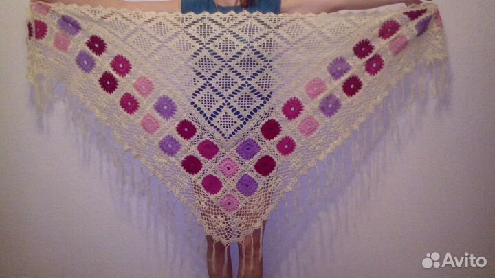 Шали и полонтины новые вяжем под заказ