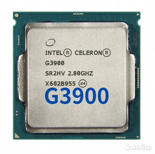 Процессор Intel Celeron G3900 1151