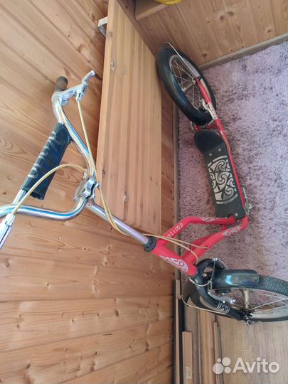 Самокат с большими колесами