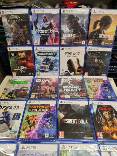 Игры ps5, лицензионные диски ps5