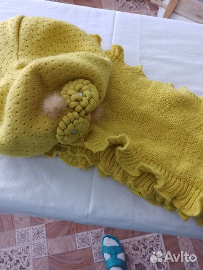 Шапка вязаная женская