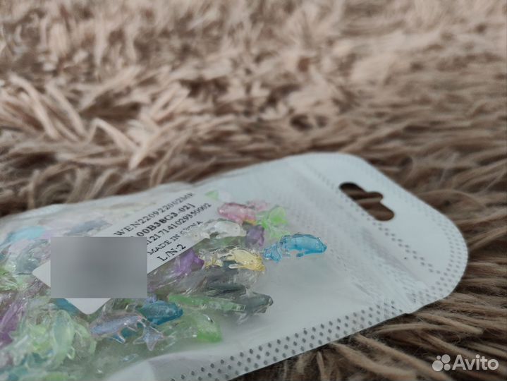 Объёмные фигурки для дизайна ногтей, рыбы