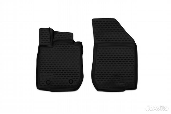 Коврики 3d в салон LADA largus, фургон, 2013, 2 шт