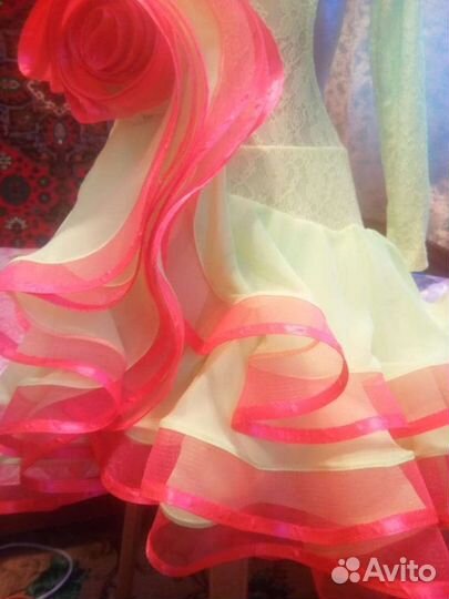 Платье для бальных танцев латина ю1