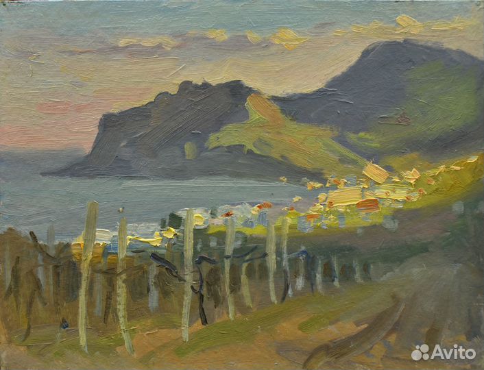 Этюд #17 Виноградники Коктебеля, Анны Давыдченко