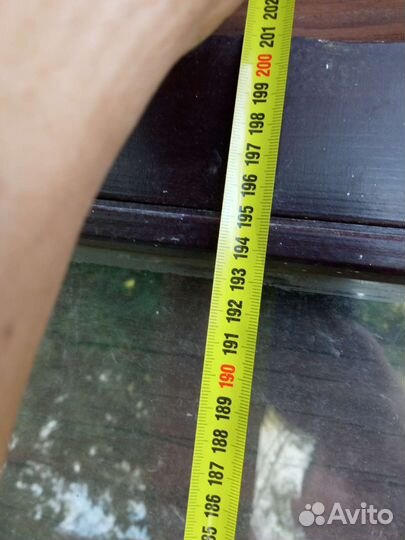 Дверь деревянная с коробкой тройное остекление