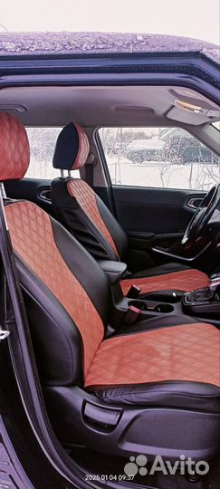 Чехлы экокожа kia soul, seltos
