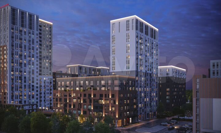 4-к. квартира, 114,4 м², 5/25 эт.