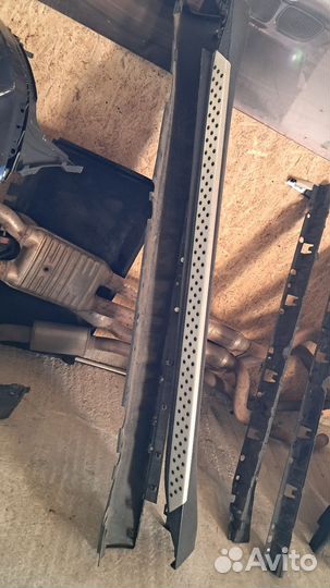 Алюминевые пороги бмв х6е71