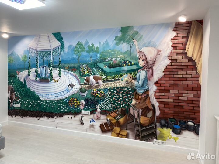 Роспись стен / фасадов, граффити