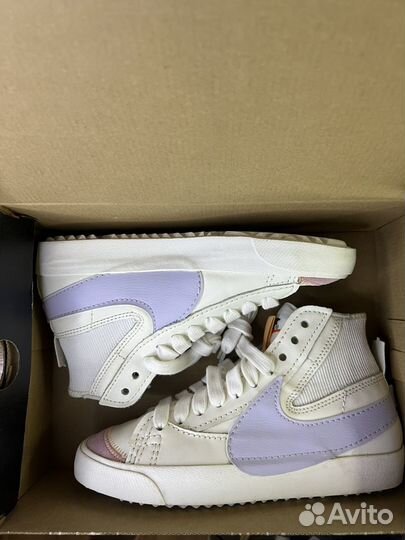 Nike blazer jumbo mid purple найк оригинал