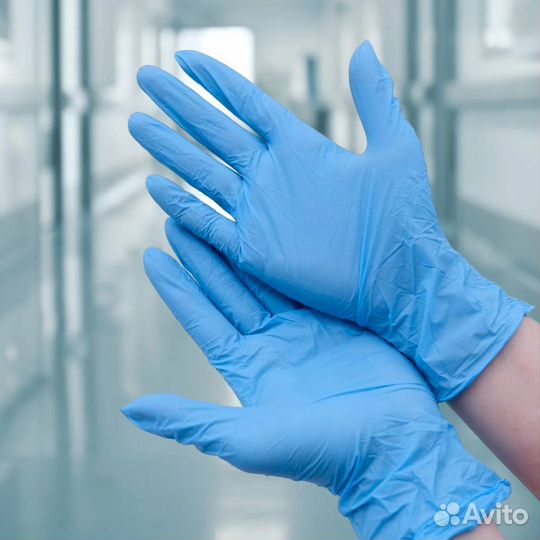 Перчатки нитрил 100 пар