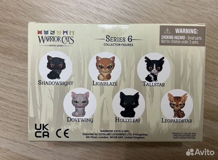 Фигурки котов воителей Warroir cats