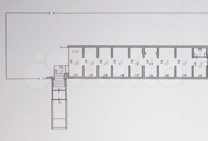 Отдельный вход с пр. Ленина, 130.5 м²