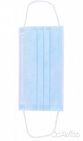 Маски одноразовые медицинские 100шт