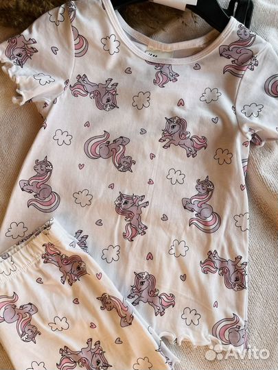 Новая пижама для девочки H&M 98/104