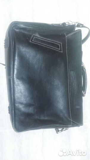 Мужской кожаный портфель