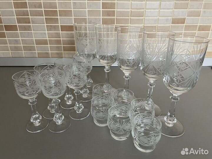 Хрустальные фужеры