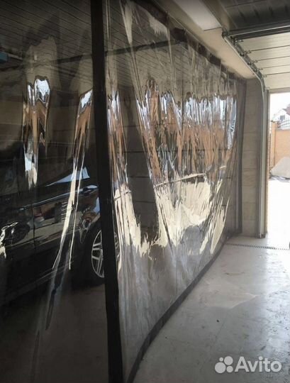 Шторы пвх для автомойки гаража