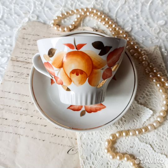 Чайная пара фарфор
