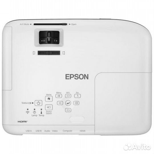 Видеопроектор epson eb-w52 white (v11ha02053)