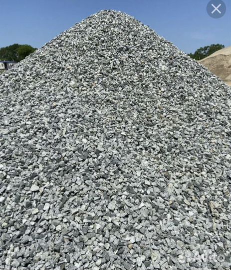 Строительство. Сыпучие материалы. Щебень, гравий