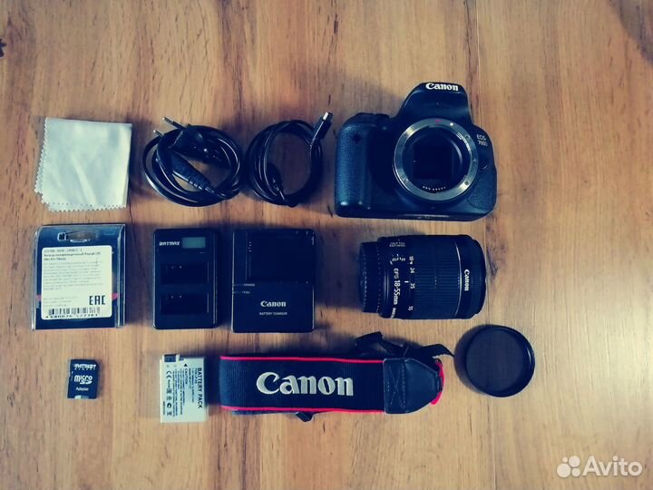 Фотоаппарат Canon eos 700d kit(18-55 stm) (15т.к.)