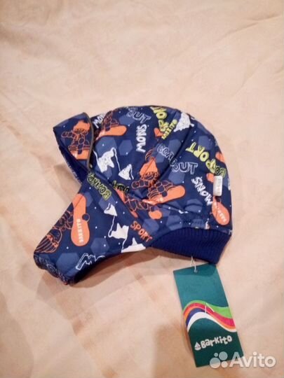 Шлем шапка для мальчика