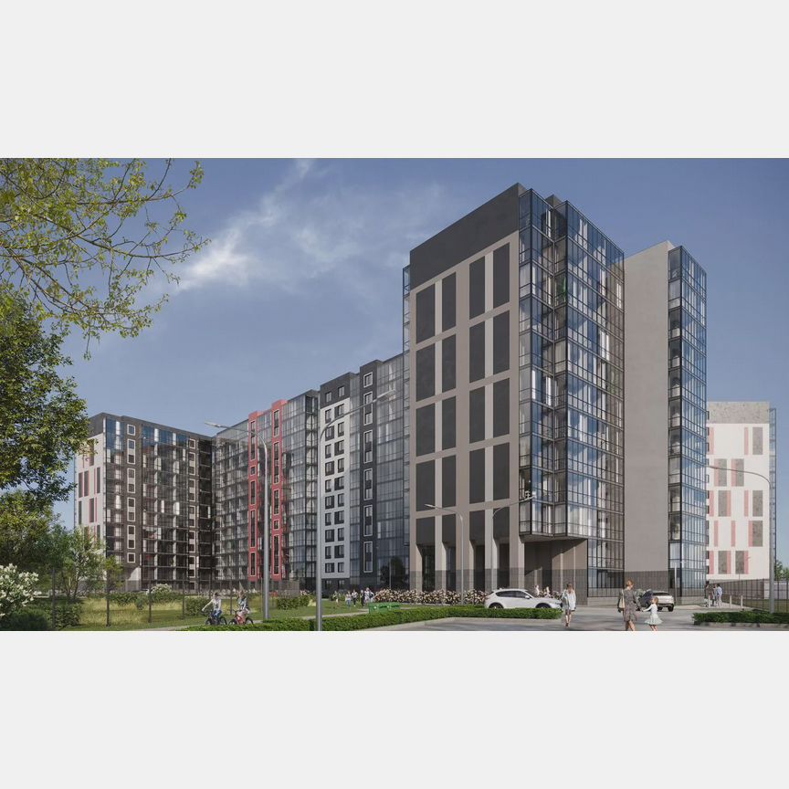 1-к. квартира, 41,3 м², 2/12 эт.