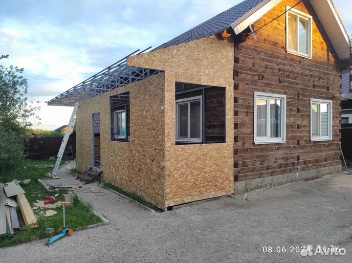 Строительство пристройки Веранды Террасы Беседки