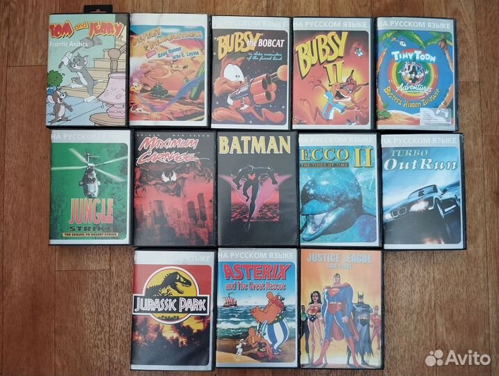 Картриджи sega