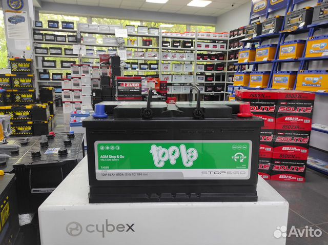 Аккумулятор 95Ah AGM start-stop Словения Топла