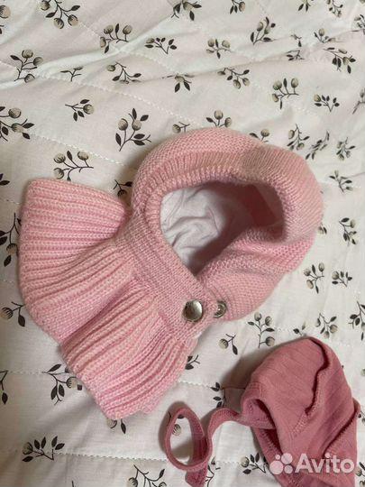 Шапка шлем журавлик