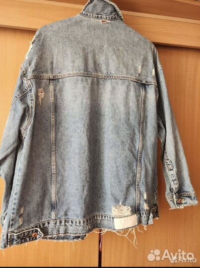 Джинсовая куртка zara L