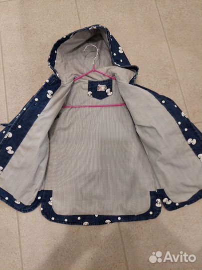 Детская куртка демисезонная джинсовая