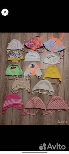Шапочки на все сезоны для девочки