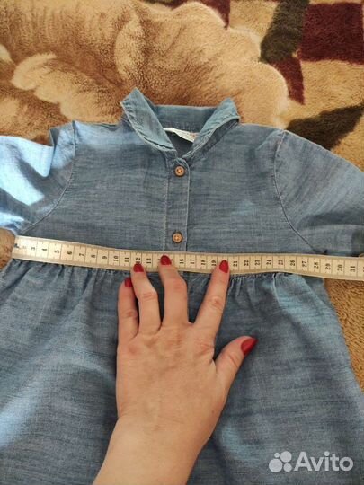 Рубашка удлинённая на девочку