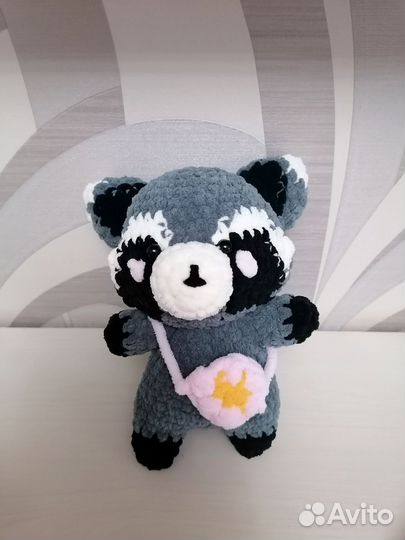 Плюшевые вязаные игрушки