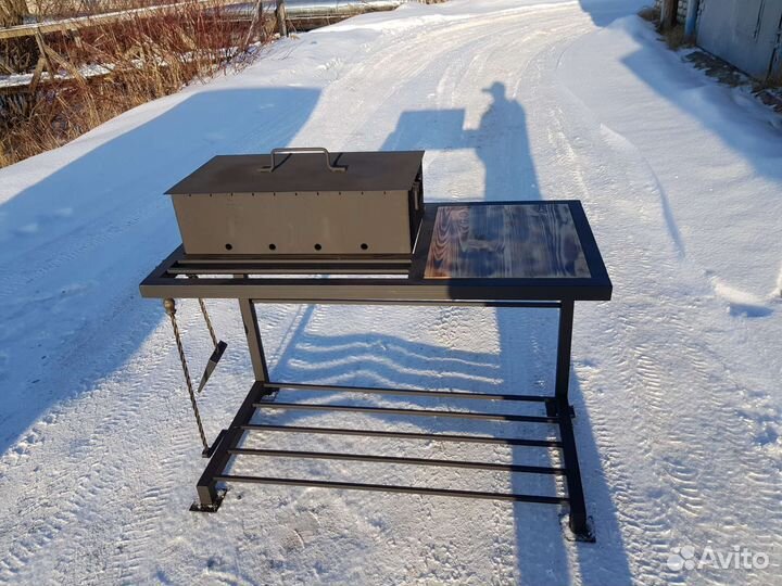 Мангал в стиле лофт