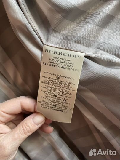 Плащ burberry