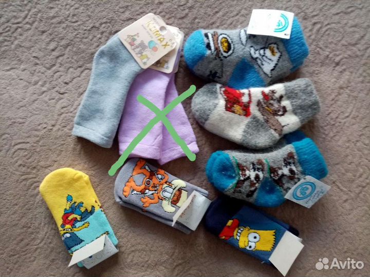 Носочки на малышей новые