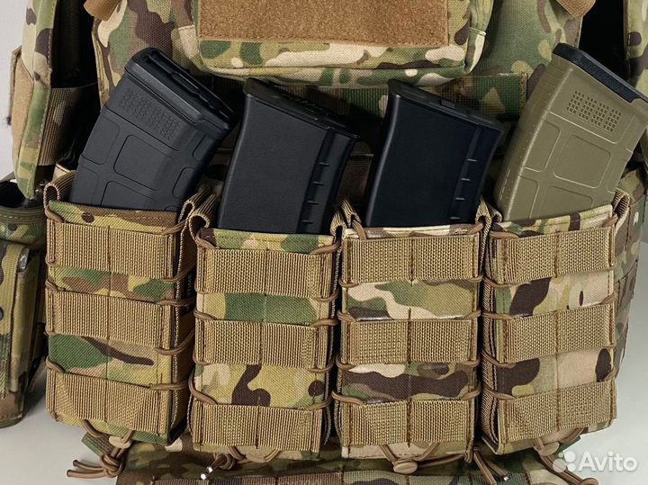 Подсумок ак открытый пластик мох