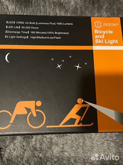 Фонарь велосипедный Inton
