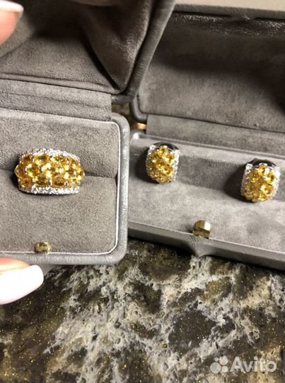 Кольцо,серьги Adler