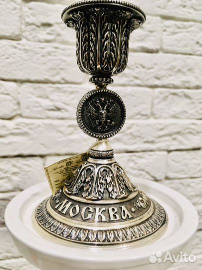 Эксклюзив Серебряный подсвечник Новый