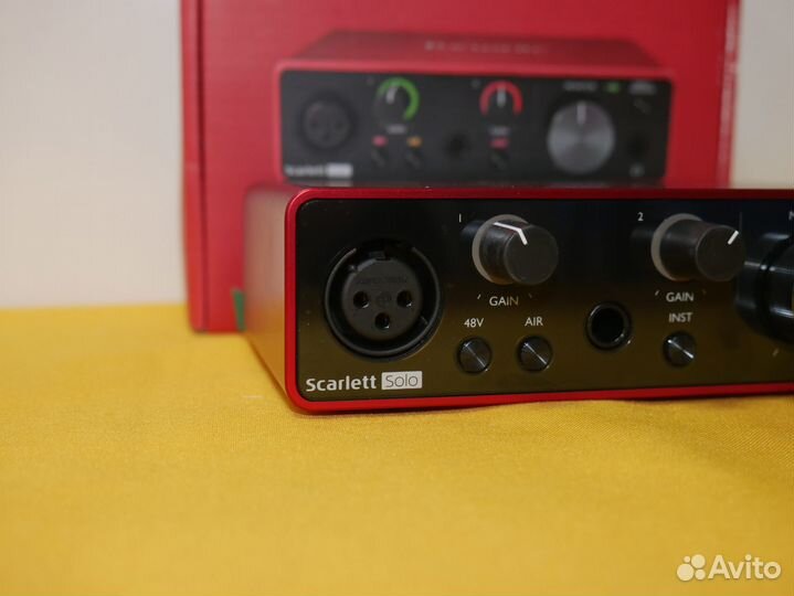 Focusrite Scarlett Solo 3rd Gen Звуковая Карта