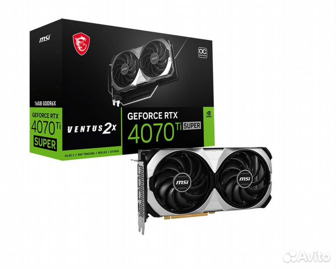 Видеокарты RTX 4070 Ti Super MSi Ventus 2X OC