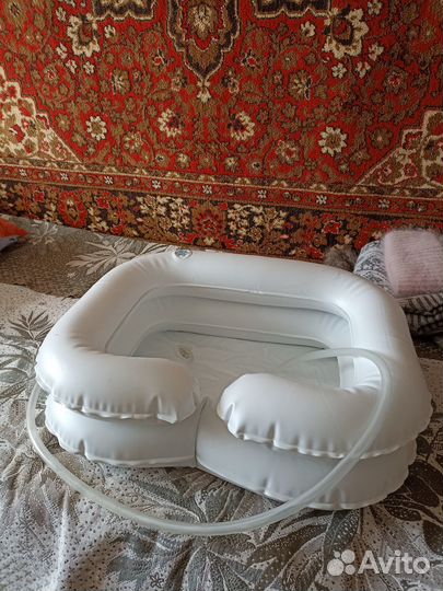 Надувная ванна для мытья головы лежачих больных