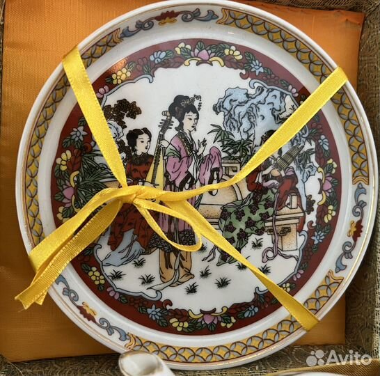 Чайный саке сервиз Гейши